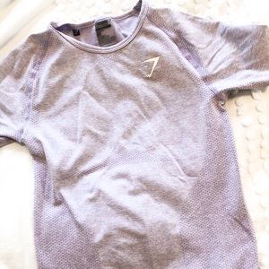 Gymshark Seamless Purple Workout Top